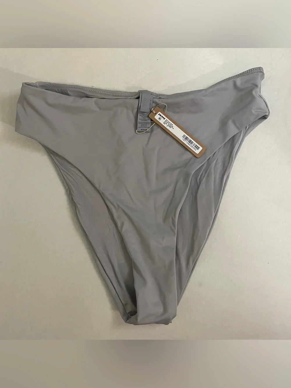 SKIMS 2Pcs SET Corset Bikini Top & Mid Waist Bottoms Chrome Size M